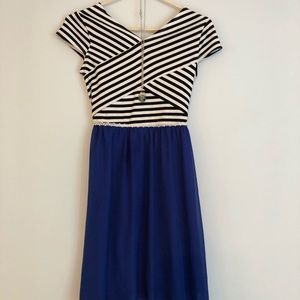 Cute hi lo girls dress and necklace